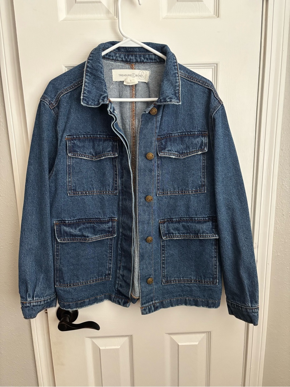 Treasure & Bond Blue women Denim Jacket